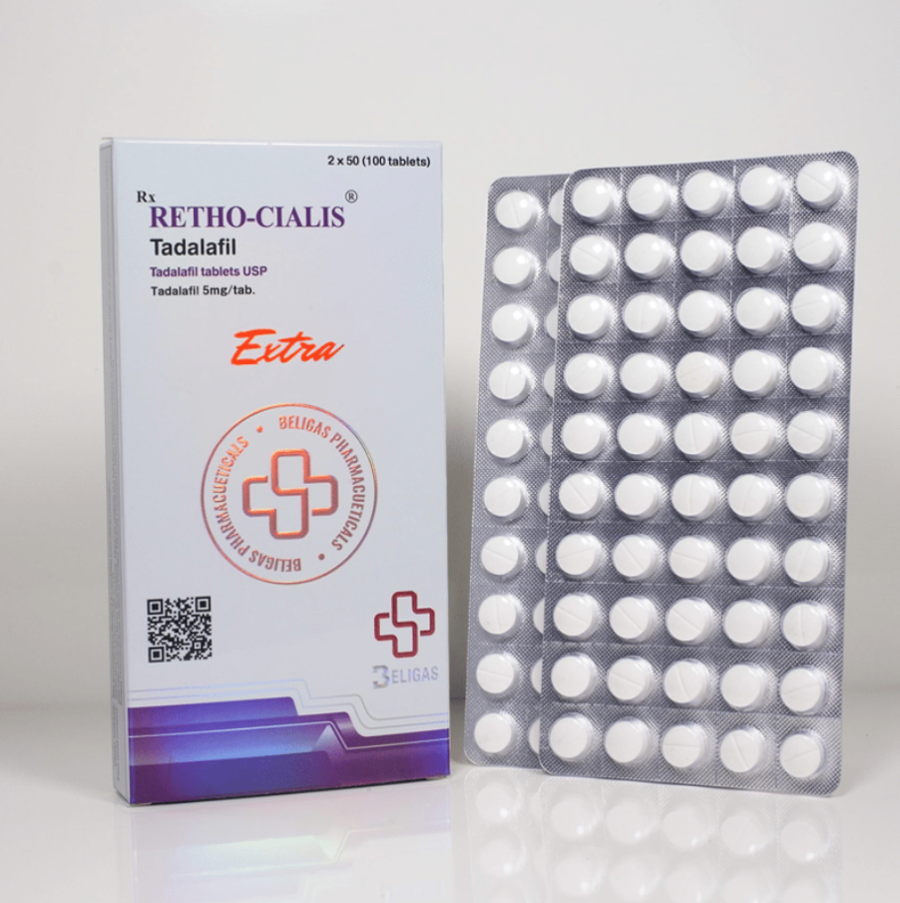 Retho Cialis 5mg 100tabs - Beligas Pharmaceuticals