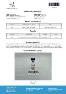 Test de laboratoire Eurotropine HGH 100 UI