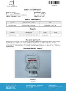 Methandionex (Dianabol) 10 mg comprimés sachet de 100 comprimés