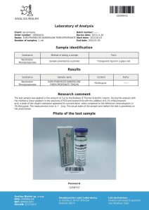 PHÉNYLPROPIONATE DE NANDROLONE 75 MG ML Page de test en laboratoire EuroPharma 0001