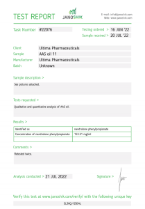 test de laboratoire Ultima NPP 150